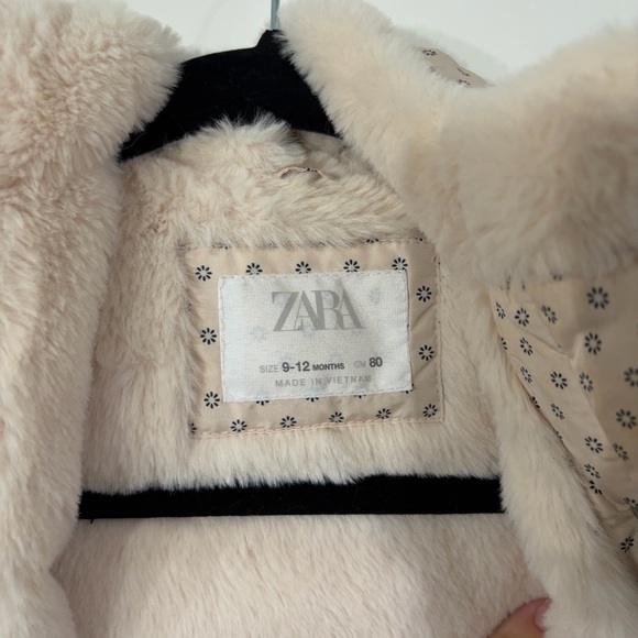 Zara Kids Cream Polka Dot Flower Jacket - Picture 2 of 3